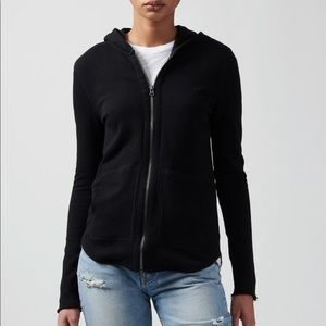 ATM Black zip up hoodie